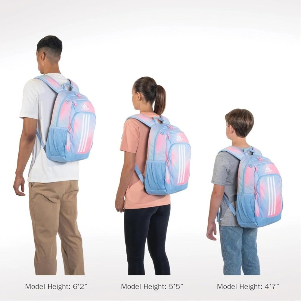 Adidas Young BTS Creator 2 Backpack School Bag Pastel Tie Dye - Picture 5 of 5